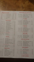 Main Moon Chinese menu