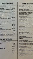 Nana's Landing, Inc menu