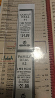 Gondolier Italian Pizza menu