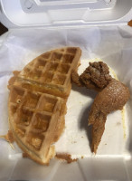 Eddy's Chicken And Waffles food