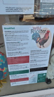 Wild Rooster Bistro menu