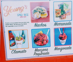 Young's Sno-wiz food