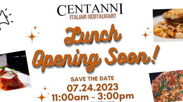 Centanni Italian food