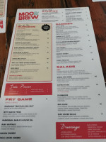 Moo Brew menu