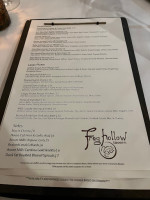 Frog Hollow Tavern menu