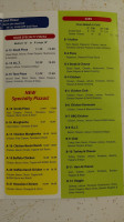 Sports Pizza menu