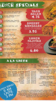 El Bigotes Mexican Grill menu