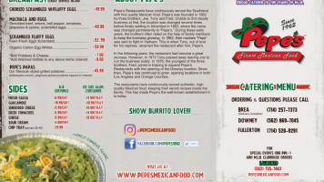 Pepes Finest Mexican Food food