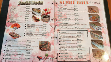 Hana Japanese menu