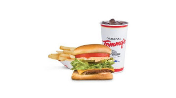 Original Tommy's World Famous Hamburgers food