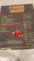 The Crawfish Lounge menu