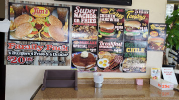 Jim's Super Burgers food