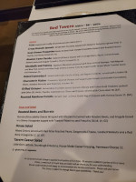 Red Tavern menu