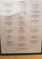 Chef's Chinese Food menu