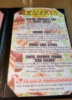 Texas Lil's Old Town Temecula menu