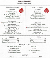 Long Life Vegi House menu