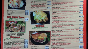 El Ranchito Taco Shop menu