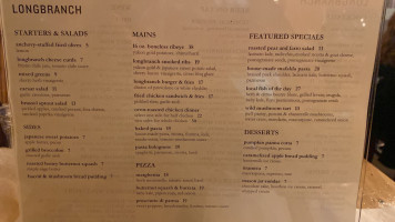 Longbranch menu