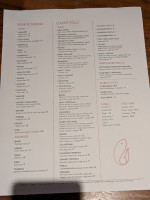 Red menu