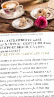 Wild Strawberry Cafe food