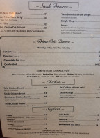 Stacy's Food Spirits menu