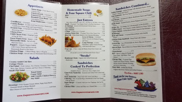 Four Square Edwardsburg, Mi menu