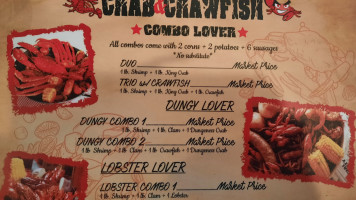 The Bucket Crabs And Crawfish menu