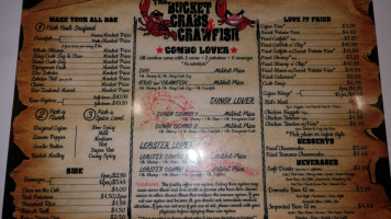 The Bucket Crabs And Crawfish menu