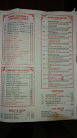 Great Wall Chinese menu