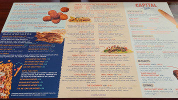 Capital Tacos menu