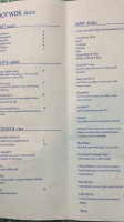 Hot Wok Bistro menu