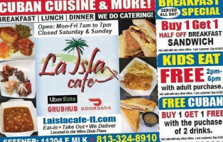 La Isla Cafe food