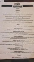 Stoney Creek Inn menu