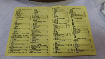 Peking Alley menu