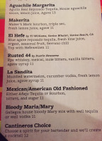 La Pescadora menu