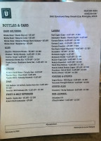 Uccello's Grandville menu