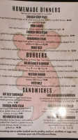 Red Rooster Cafe menu