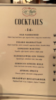 Cafe Figaro menu