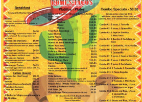 Romi's Tacos food