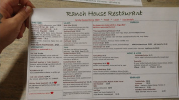 Ranch House menu