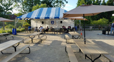 Kbc Brewery Beer Garden inside