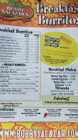 Bobby Salazar's Taqueria menu