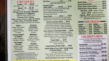 Fairway Pizza Sports Page Pub menu