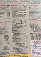 Fairway Pizza Sports Page Pub menu