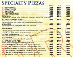 Bel Air Pizzeria menu