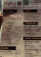 Fegley's Bethlehem Brew Works menu