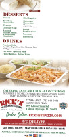 Rick's New York Pizza Of Tarpon Springs food