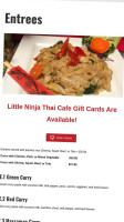 Little Ninja Thai Japanese Food And Cafe food