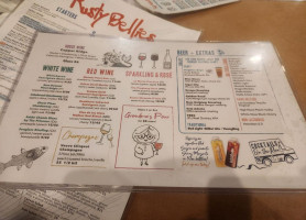 Rusty Bellies Waterfront Grill, Inc. menu