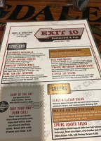 Exit 10 And Pub menu